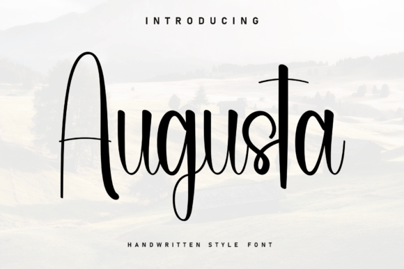 Augusta: The Handwritten Font Bridging Luxury and Casual Style