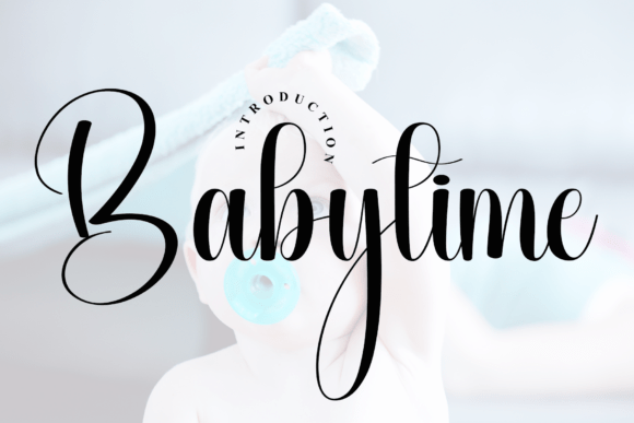 Babytime: Elevating Visual Communication with Elegant Script