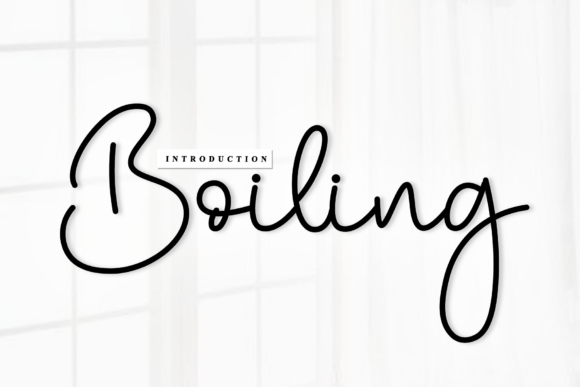 Discover the Charm of the Boiling Font