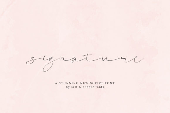 Elegant Handwriting: The Signature Script Font