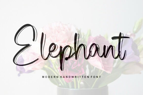 Elephant: The Sweet Handwritten Font for Creative Design