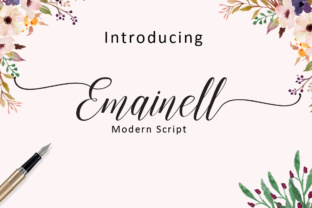 Emainell: The Handwritten Font with Classical Elegance