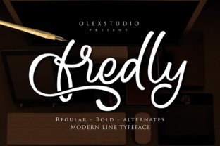 Fredly: A Modern Handwritten Font for Creative Projects