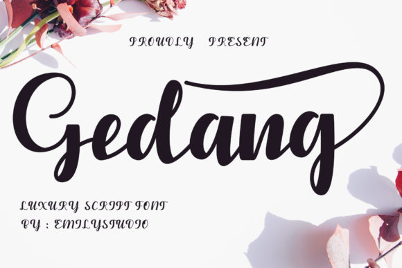 Gedang: The Bold Handwritten Font for Modern Designers
