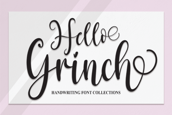 Hello Grinch: A Bold Handwritten Font for Creative Projects