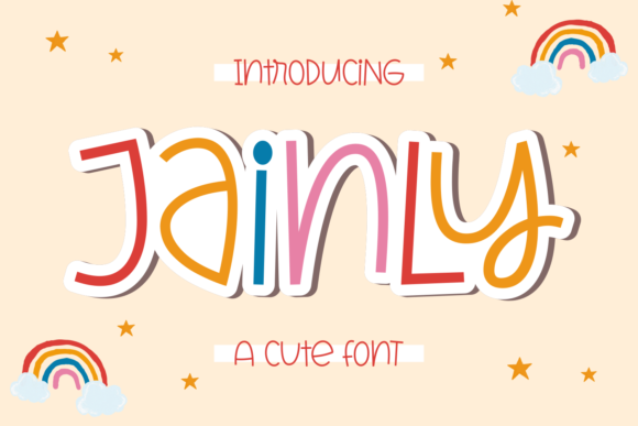 Jainly: A Playful Handwritten Font for Creative Design