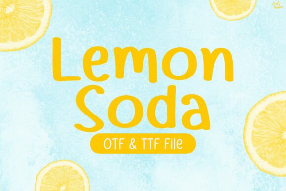 Lemon Soda: A Bright, Bold Handwritten Sans Serif Font