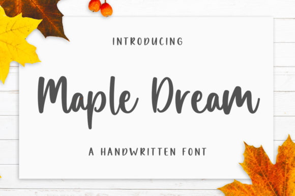Maple Dream: Elevate Your Designs with Elegant Script Typography
