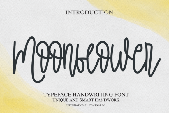 Moonflower: A Handwritten Font for Modern Design