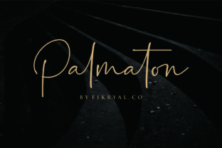 Palmaton: A Charming Handwritten Font for Creative Projects