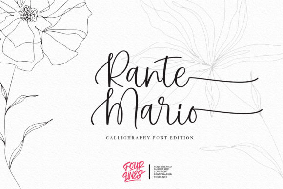 Rante Mario: Elevating Design with Handwritten Elegance