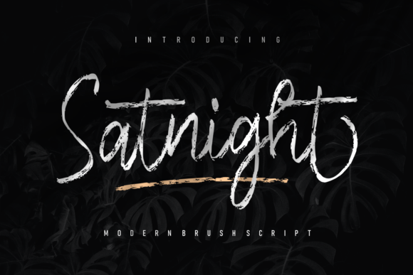 Satnight: A Modern Handwritten Font for Creative Projects
