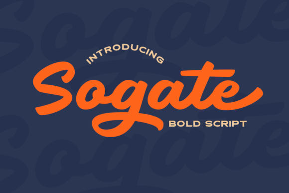 Sogate: Elevate Your Designs with Bold Handwritten Charm