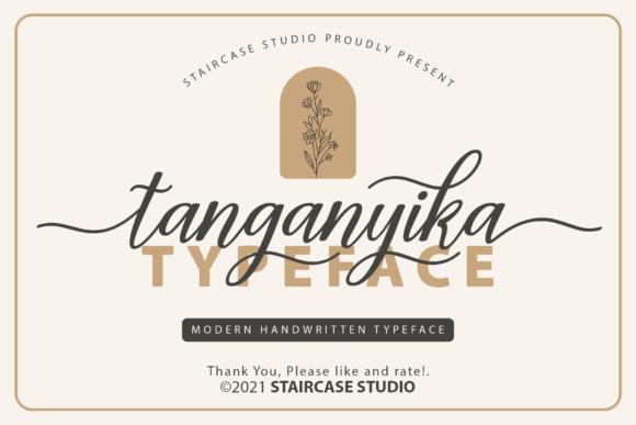 Tanganyika: Elevate Your Brand with Flowing Typography