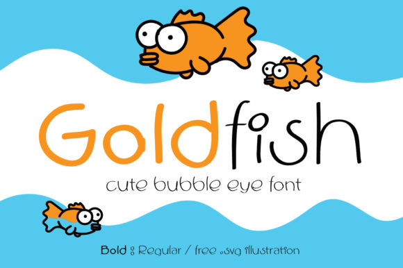 The Goldfish Font: A Charming Handwritten Asset for Authentic Design