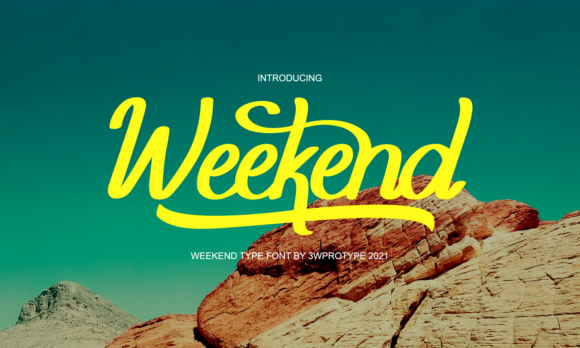 The Weekend Font: Elevating Modern Design with Handwritten Charm